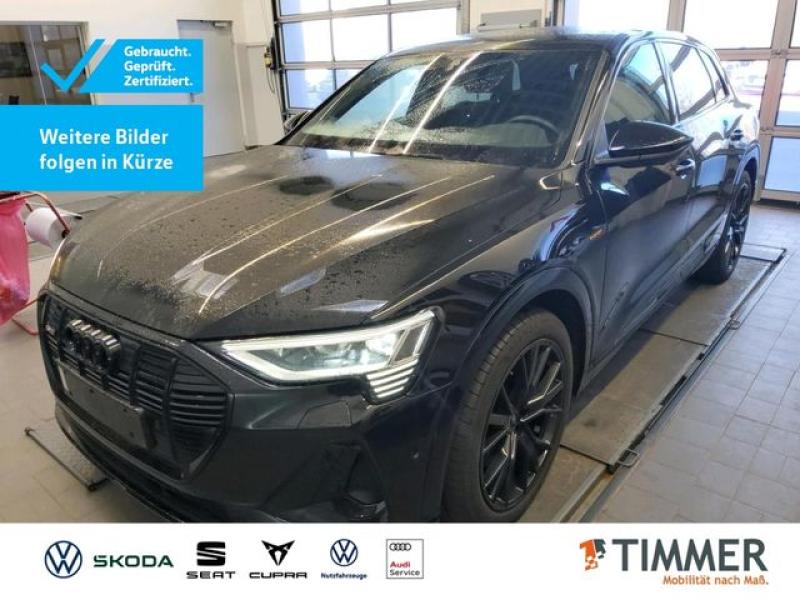AUDI  e-tron 55 QUATTRO S-LINE BLACK 95 kWh +AHK +360°, Mythosschwarz Metallic