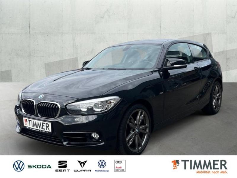 BMW  1er 118 d Sport Line 110KW (150PS) 6-Gang*NAVI*G, Schwarz