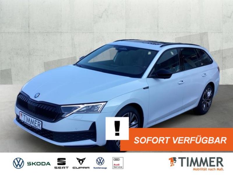 SKODA  Octavia Combi 2.0 TDI DSG Sportline 18"*AHK*DCC*, Moon-Weiss Metallic