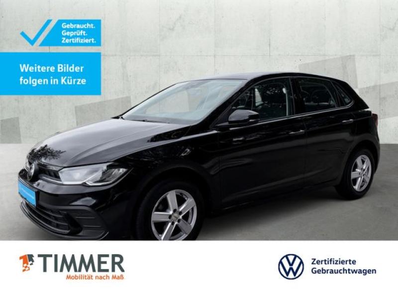 VW  Polo 1.0 LIFE +LED +NAVI +SHZ +ALU +CARPLAY +DAB, Deep Black Perleffekt
