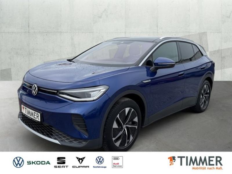 VW  ID.4 PRO PERF. TECH 82 kWh +WÄPU +AHK +PANO +360, Blue Dusk Metallic