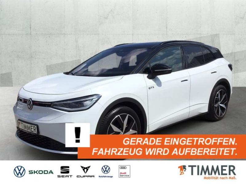 VW  ID.4 GTX 4M 82 kWh +AHK +PANO +360° +IQ.LIGHT +A, Gletscherweiß Metallic