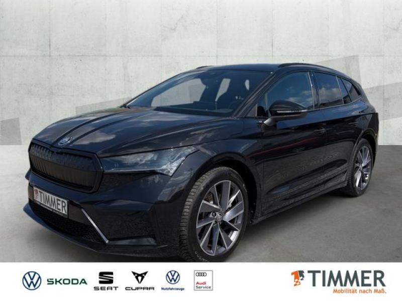 SKODA  Enyaq iV 60 SPORTLINE +MATRIX +ACC +CARPLAY +RKA, Black Magic Perleffekt