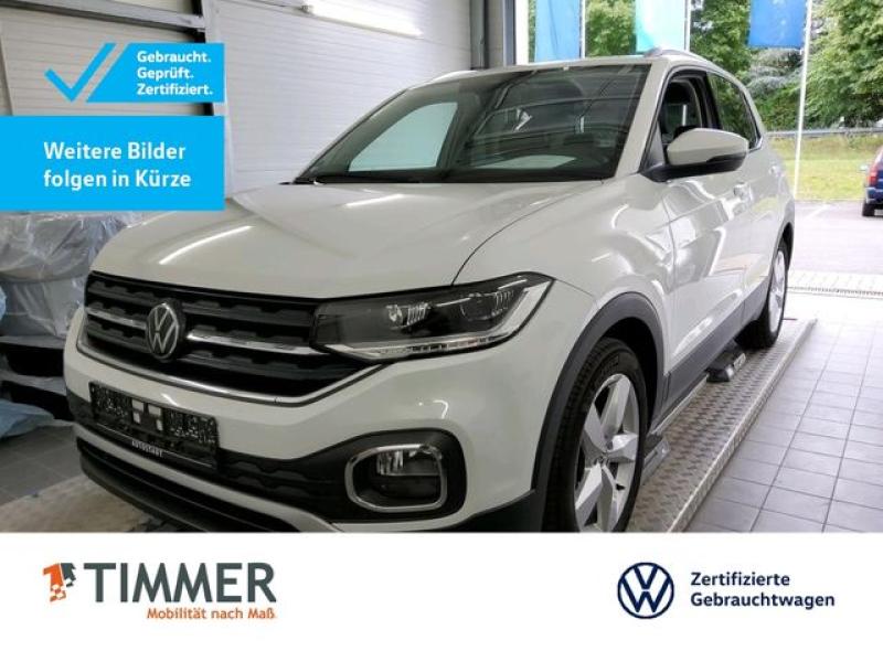 VW  T-Cross 1.0 TSI DSG STYLE +AHK +LED +NAVI +SHZ +, Pure White