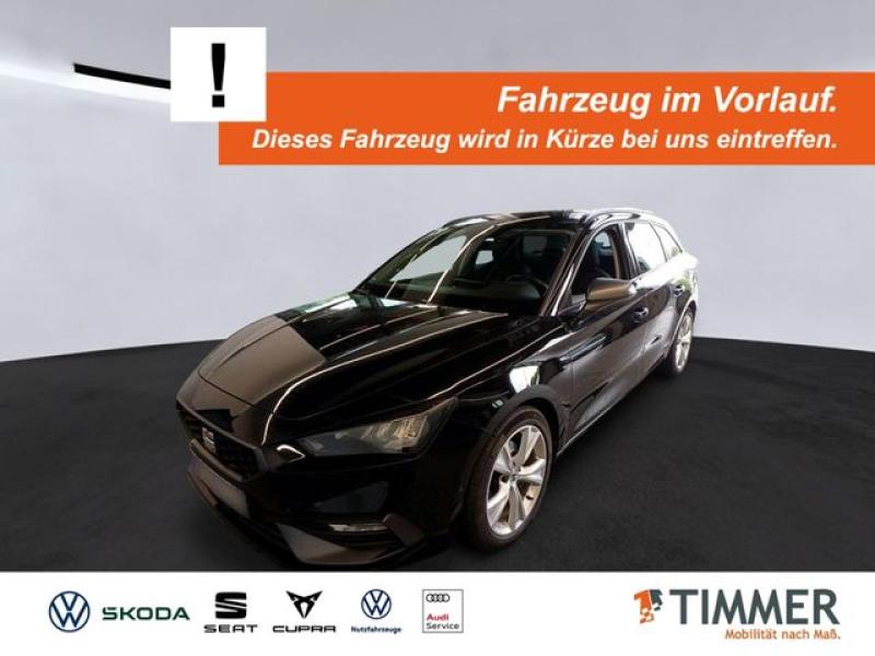 SEAT  Leon SP 1.5 eTSI DSG FR +LED +WINTER +CARPLAY +N, Midnight Schwarz Metallic