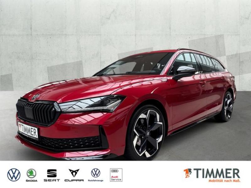 SKODA  Superb Combi Sportline  2.0 TDI 142 kW (193PS)*4, Carmine Rot Metallic