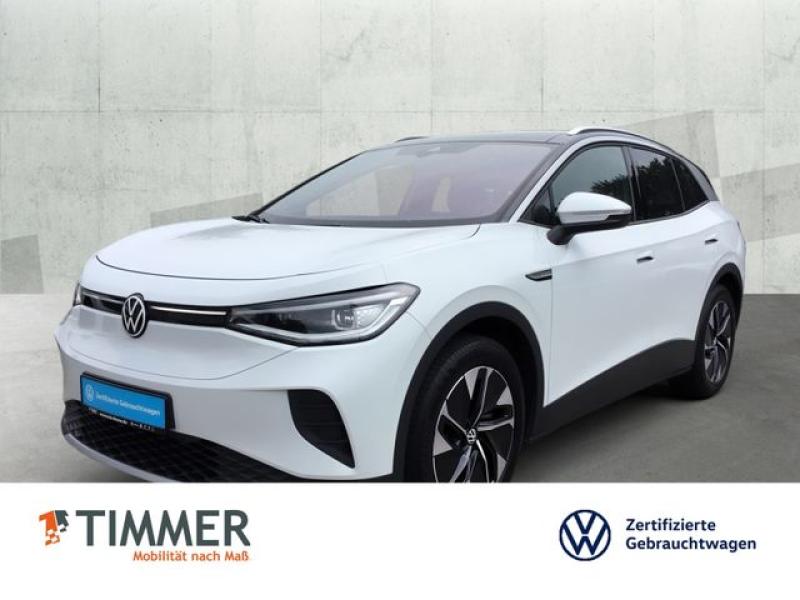 VW  ID.4 PURE PERF. 55 kWh +PANO +IQ.LIGHT +CARPLAY, Gletscherweiß Metallic