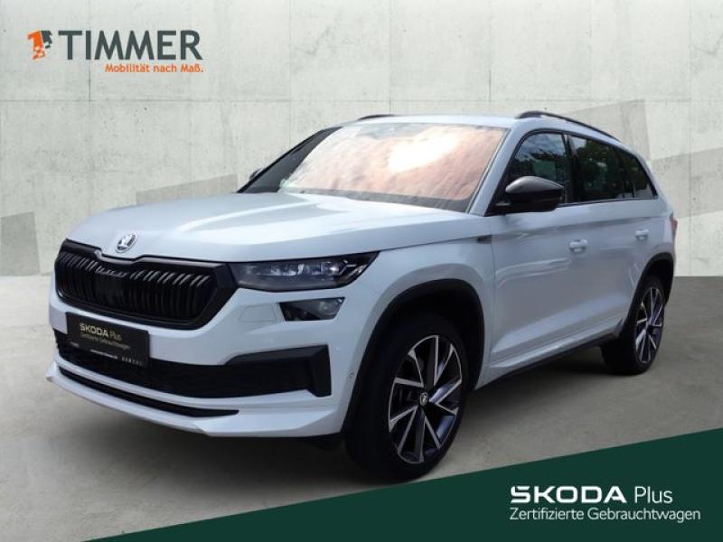 SKODA  Kodiaq 2.0 TDI DSG 4x4 SPORTLINE +AHK +CANTON +M, Moon Weiß Perleffekt