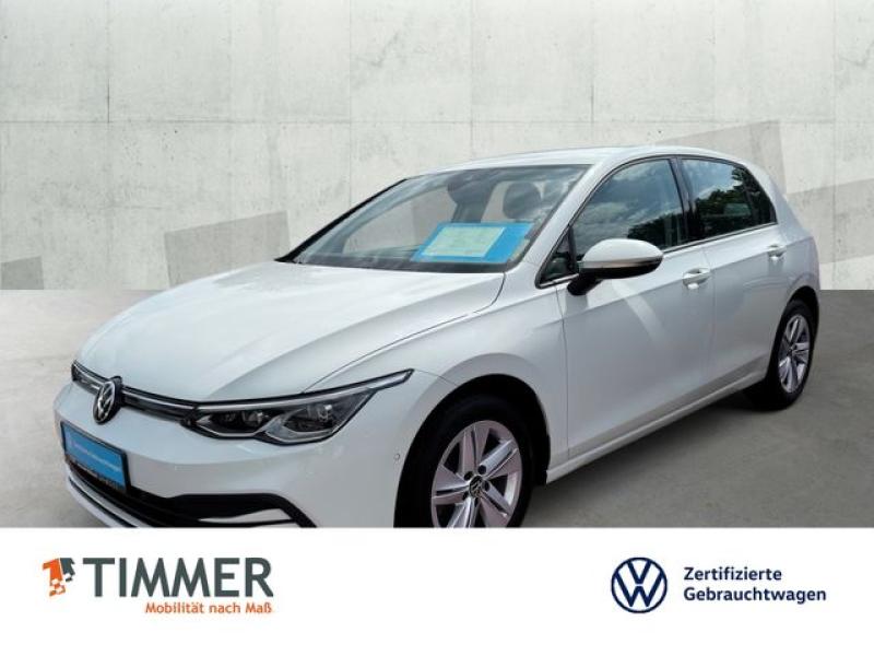 VW  Golf VIII 1.5 TSI LIFE +LED +ACC +RKAM +NAVI +SH, Pure White