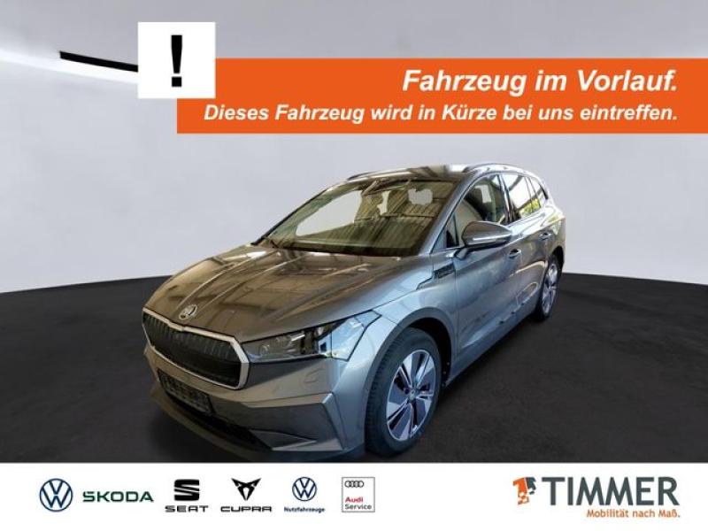 SKODA  Enyaq iV 60 +AHK +ACC +MATRIX +RKAM +SHZ +NAVI +, Graphite-Grau Metallic