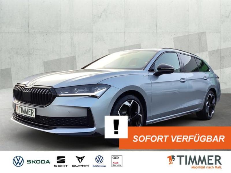 SKODA  Superb Combi 2.0 TDI DSG 4x4 Sportline PANO*AHK*, Pebble Silber Metallic