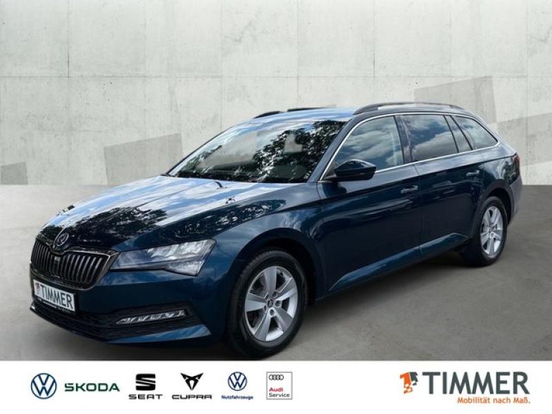 SKODA  Superb Combi 2.0 TDI DSG +AHK +LED +ACC +STHZ +V, Lava Blau Metallic