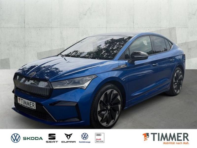 SKODA  Enyaq Coupé iV 80 SPORTLINE +PANO +CANTON +MATRI, Race Blau Metallic