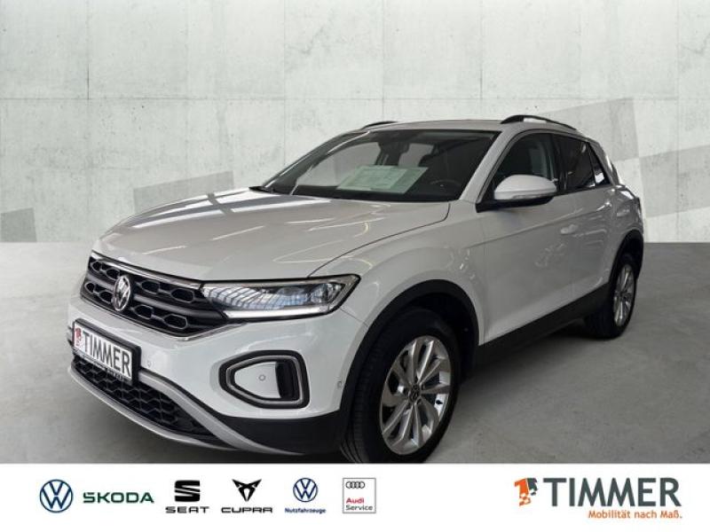 VW  T-Roc 1.0 TSI LIFE +LED +ACC +VIRTUAL +NAVI +SHZ, Pure White