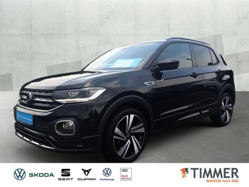 VW  T-Cross 1.0 DSG R-LINE *ACC*LED *NAVI *APP *DAB*, Deep Black Perleffekt
