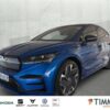 SKODA  Enyaq Coupé iV 80x RS +PANO +MATRIX +ACC +RKAM +, Race Blau Metallic