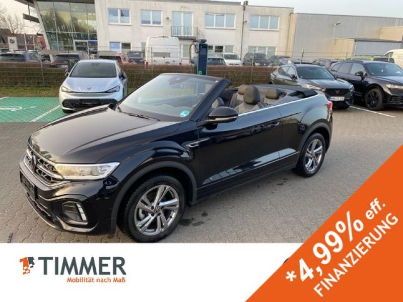 VW  T-Roc Cabriolet 1.5 TSI DSG R-LINE +AHK +LED +AC, Deep Black Perleffekt