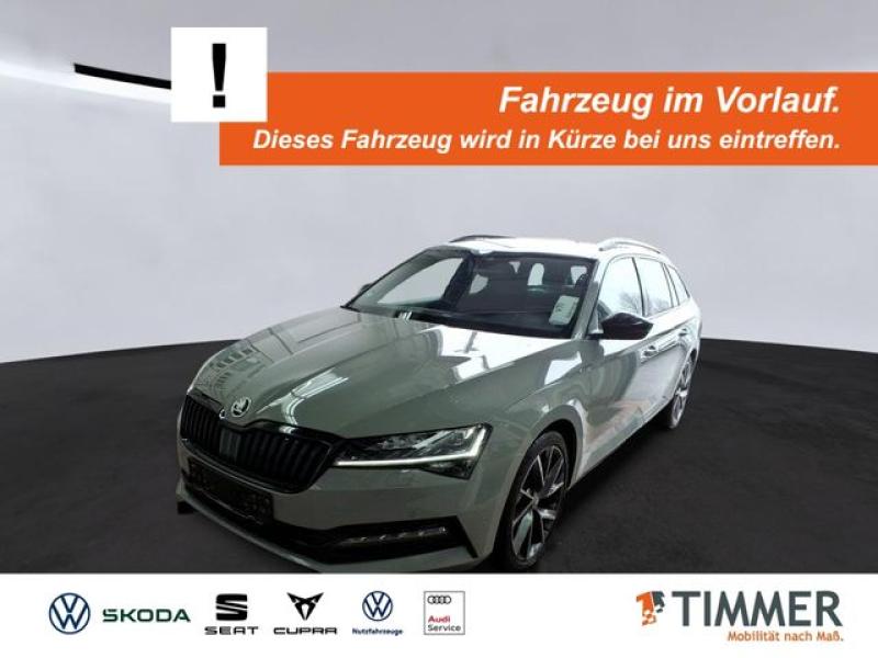SKODA  Superb Combi 2.0 TDI DSG 4x4 SPORTLINE +AHK +CAN, Stahl Grau