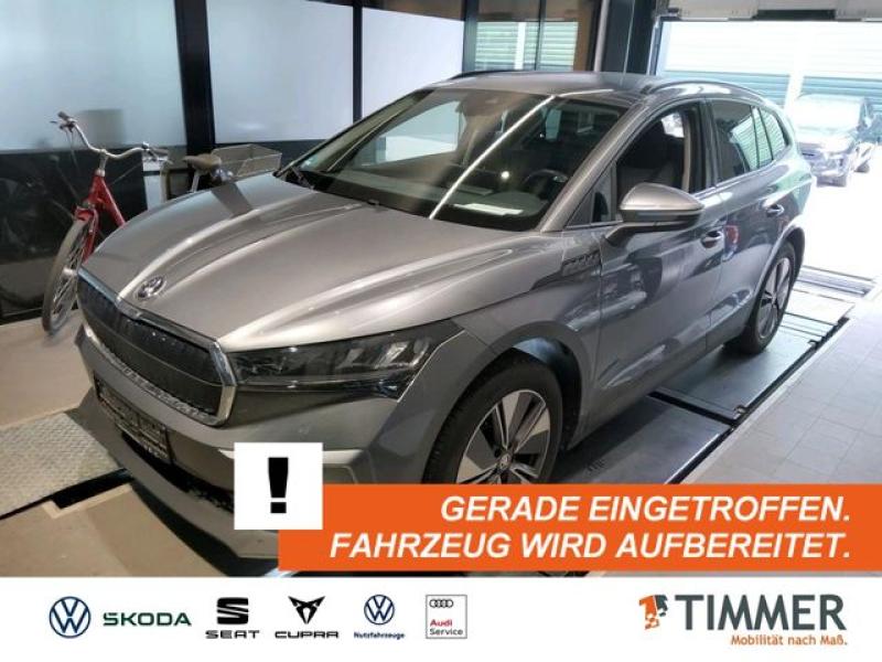 SKODA  Enyaq iV 60 62 kWh LODGE +LED +ACC +CARPLAY +RKA, Graphite Grau Metallic
