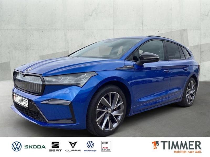 SKODA  Enyaq 80x SPORTLINE +WÄPU +MATRIX +RKAM +NAVI +S, Race Blau Metallic