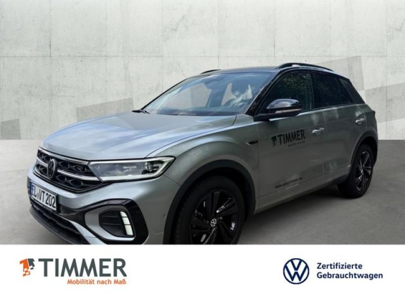 VW  T-Roc R-Line 2.0 TDI DSG *AHK*DIGITAL-COCK*KAMER, Pyritsilber Metallic Schwarz