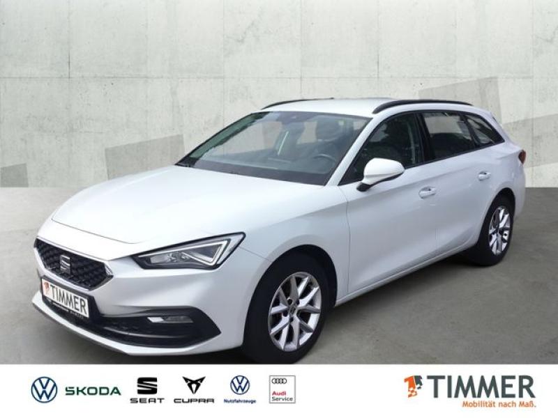 SEAT  Leon ST 1.5 eTSI DSG STYLE +LED +ACC +RKAM +SHZ, Nevada Weiß Metallic