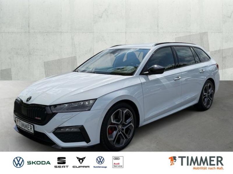 SKODA  Octavia Combi RS Plus 2.0 TSI LED ACC AHK StHz K, Moon-Weiß-Metallic