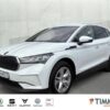 SKODA  Enyaq iV 80 LOFT +LED +ACC +CARPLAY +RKAM +NAVI, Moon Weiß Perleffekt