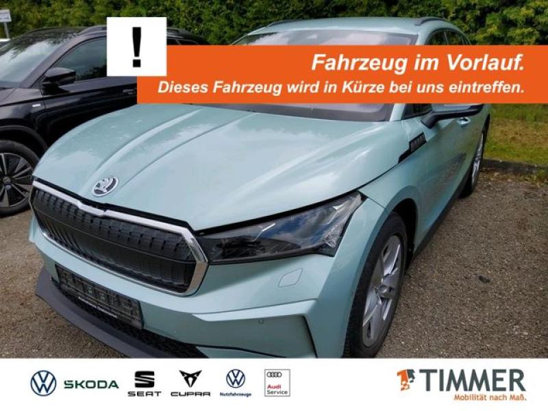 SKODA  Enyaq iV 60 LOFT +AHK +MATRIX +ACC +CARPLAY +RKA, Arctic Silber Metallic