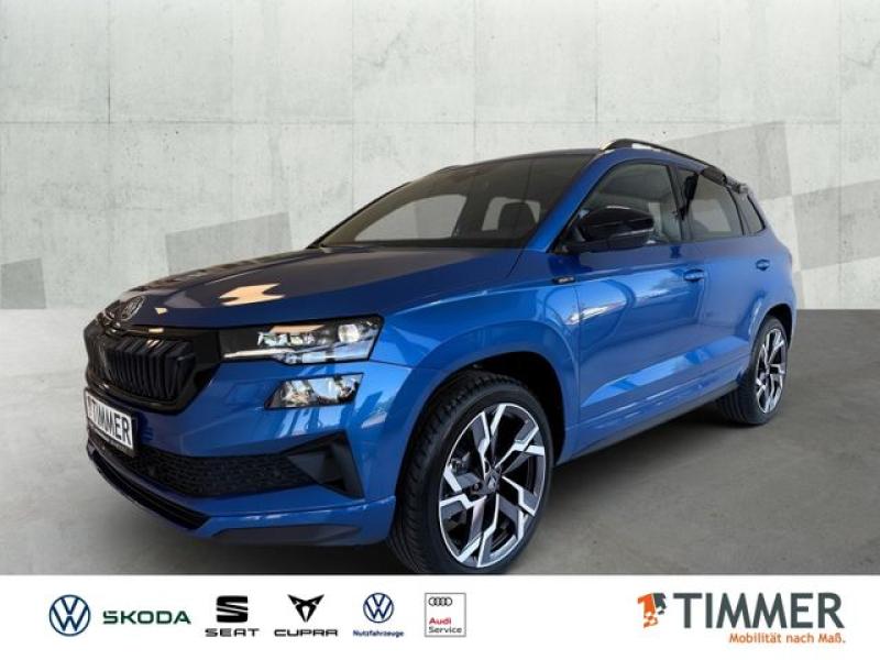 SKODA  Karoq 2.0 TDI DSG 4x4 Sportline *AHK*CANTON*, Race-Blau Metallic
