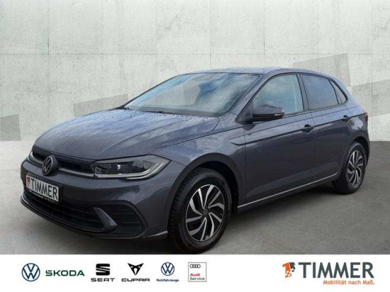 VW  Polo 1.0 LIFE +IQ.LIGHT +VIRTUAL +NAVI +SHZ +ALU, Rauchgrau Metallic