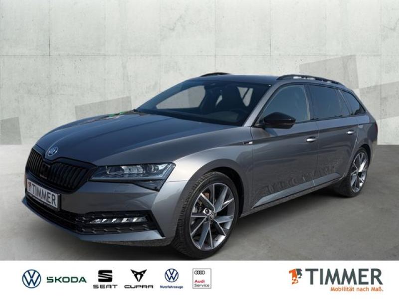 SKODA  Superb Combi 2.0 TDI DSG SPORTLINE +AHK +MATRIX, Graphite Grau Metallic