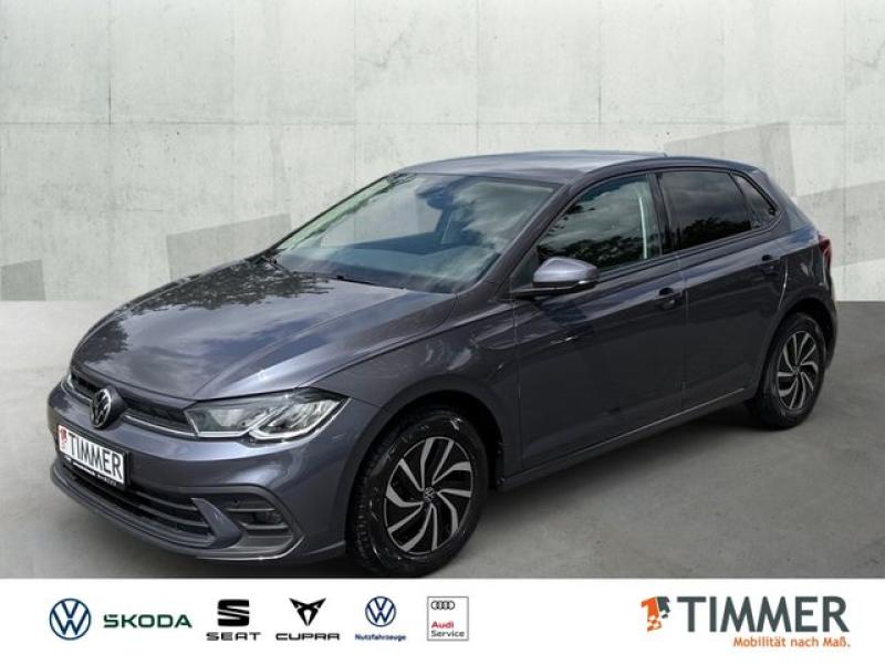 VW  Polo 1.0 TSI LIFE +LED +ACC +VIRTUAL +CARPLAY +S, Rauchgrau Metallic