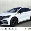 SKODA  Enyaq Coupé 85x RS +WÄPU +AHK +PANO +CANTON +360, Moon Weiß Perleffekt