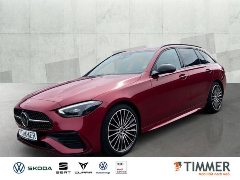 MERCEDES-BENZ  C 300 d C300d T AMG-Line*Night*AHK*Distr.-Plus*B, Patagonienrot Metallic