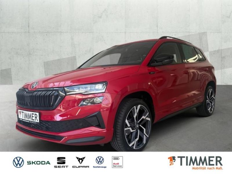 SKODA  Karoq 2.0 TDI DSG Sportline *AHK*CANTON*PANO*, Velvet-Rot Metallic