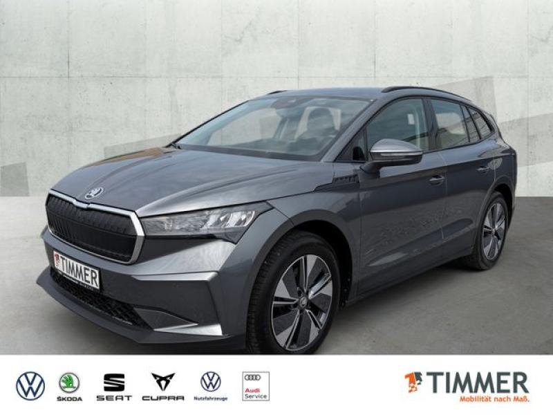 SKODA  Enyaq 60 LOFT +WÄPU +AHK +LED +CARPLAY +RKAM +NA, Graphite Grau Metallic