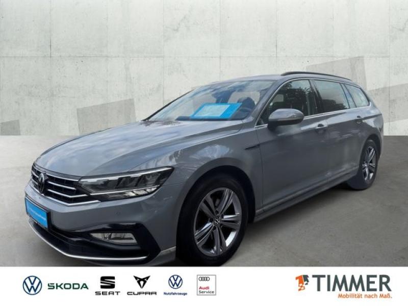 VW  Passat Variant 2.0 TDI DSG R-LINE +AHK +RKAM +AC, Mondsteingrau