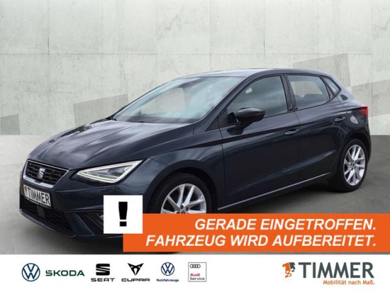 SEAT  Ibiza 1.0 TSI FR +LED +NAVI +SHZ +17" +APP +DAB, Magnetic Grau Metallic