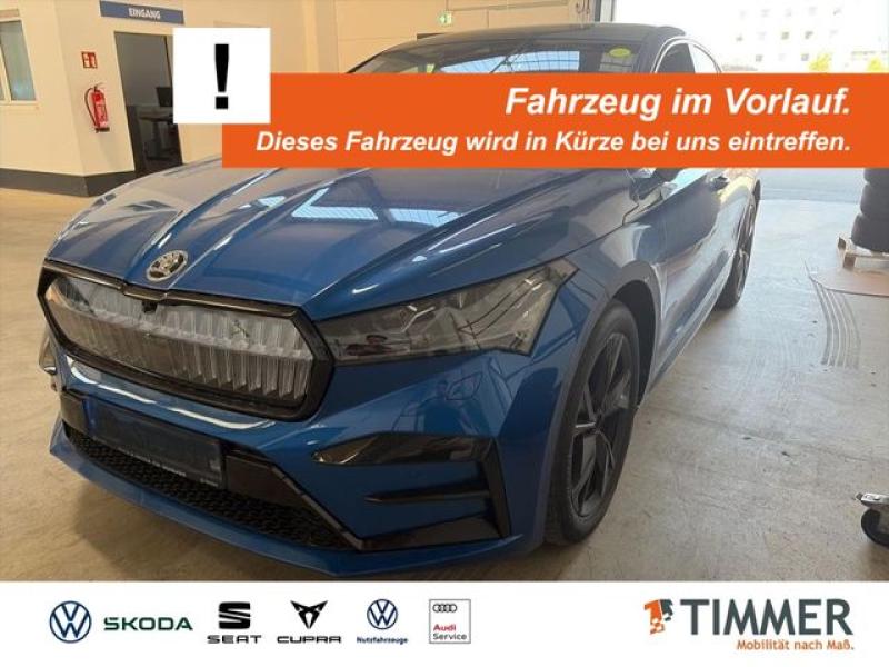 SKODA  Enyaq Coupé RS 299PS 4x4 80x +WÄPU+HUD+CANTON+PA, Race Blau Metallic