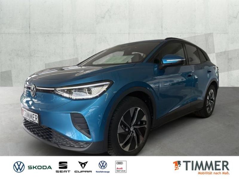VW  ID.4 PRO 286PS 82 kWh +WÄPU+AHK+H&K+360°+IQ.LIGH, Costa Azul Metallic