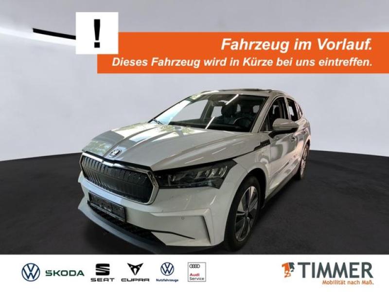 SKODA  Enyaq iV 80X +WÄPU +AHK +360° +PANO +HuD +LED +A, Moon Weiß Perleffekt