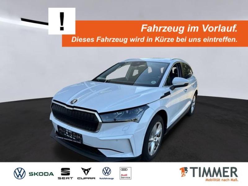SKODA  Enyaq iV 80 LOFT +WÄPU +AHK +MATRIX +ACC +CARPLA, Moon Weiß Perleffekt