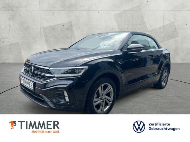 VW  T-Roc Cabriolet 1.5 TSI DSG R-LINE +R-KAM+AHK +L, Deep Black Perleffekt