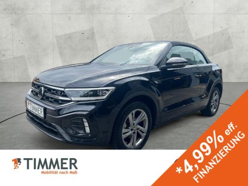 VW  T-Roc Cabriolet 1.5 TSI DSG R-LINE +AHK +LED +AC, Deep Black Perleffekt