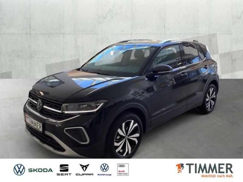 VW  T-Cross Style 1,0 TSI DSG *NAVI*AHK*GANZJAHRESRE, Deep Black Perleffekt