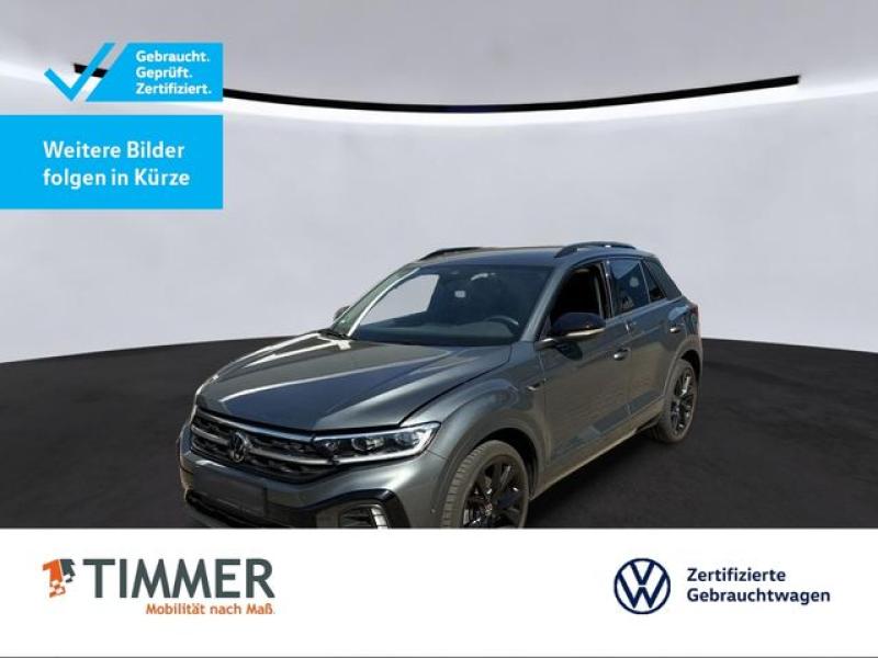 VW  T-Roc 1.5 TSI DSG R-LINE BLACK +AHK +IQ.LIGHT +A, Indiumgrau Metallic
