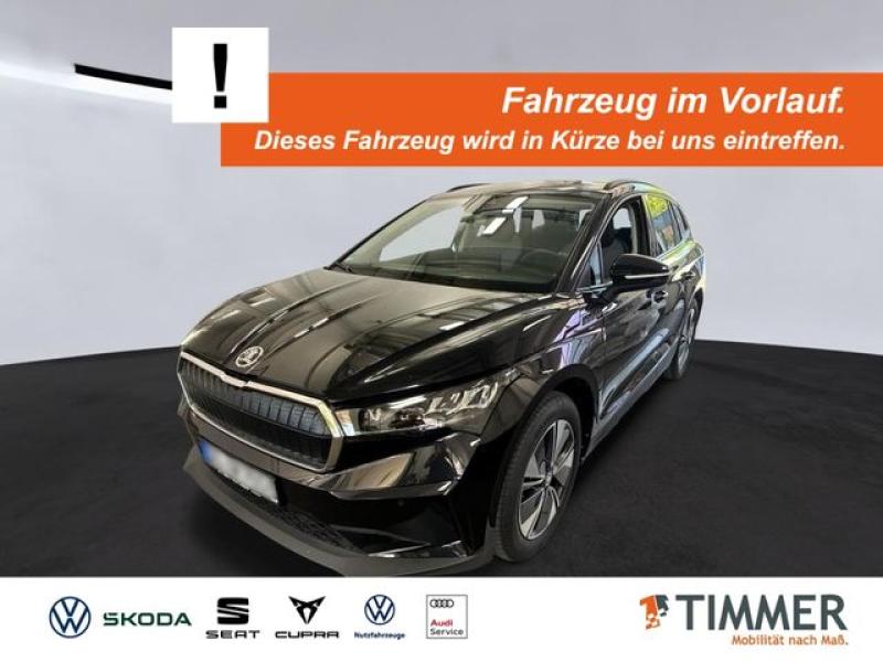 SKODA  Enyaq iV 60 LOFT +AHK +LED +ACC +RKAM +NAVI +SHZ, Black Magic Perleffekt