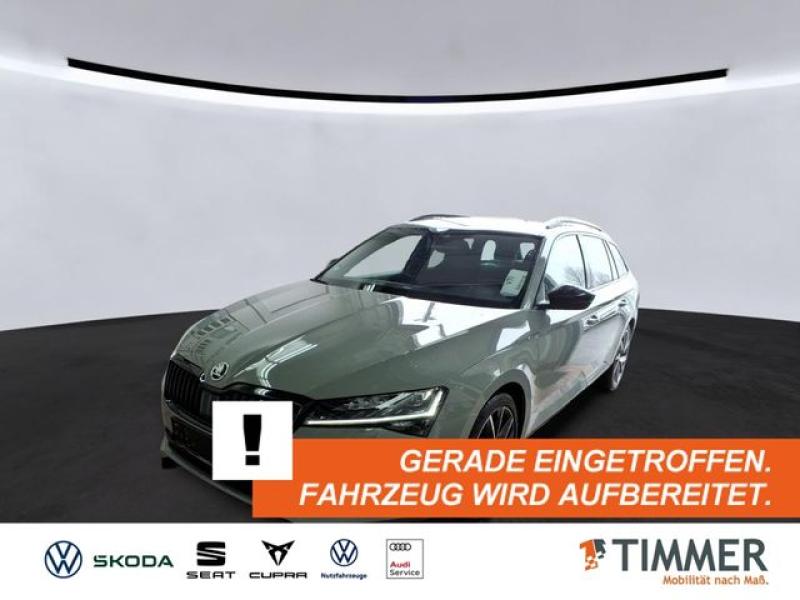 SKODA  Superb Combi 2.0 TDI DSG 4x4 SPORTLINE +AHK +CAN, Stahl Grau