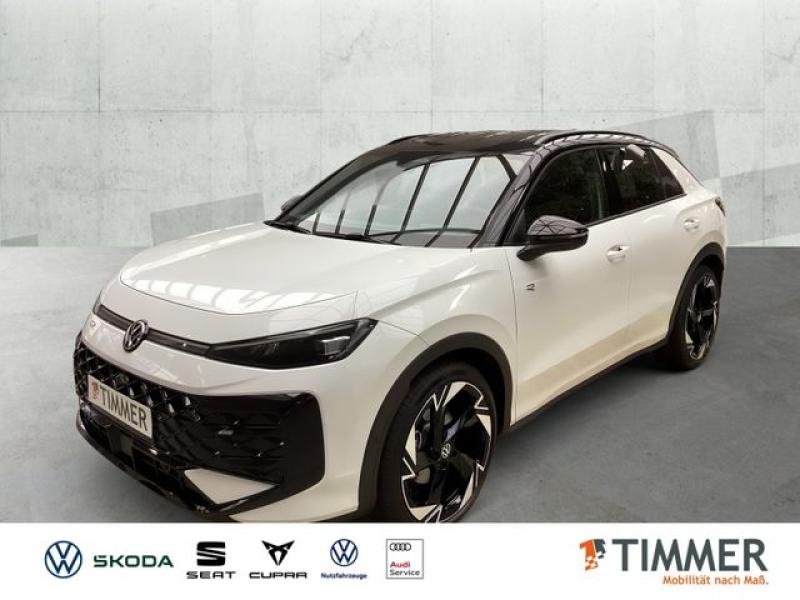 VW  T-Roc R-Line 1.5 l eTSI OPF DSG, Pure White Schwarz